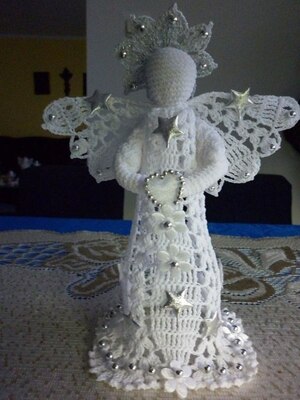 Novogodisnji Andjeli Heklanje Seme Christmas Decoration 65 